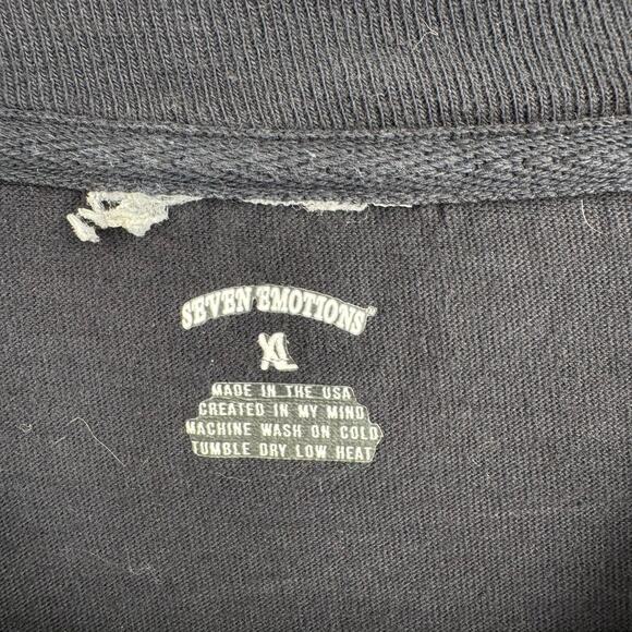 Seven Emotions Summer Nights With You T-Shirt Adult XL Black Wish You Were Here - Picture 4 of 6